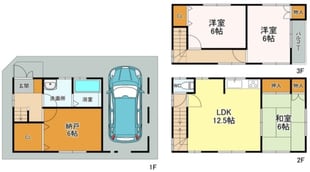 南区辻4丁目戸建の物件間取画像